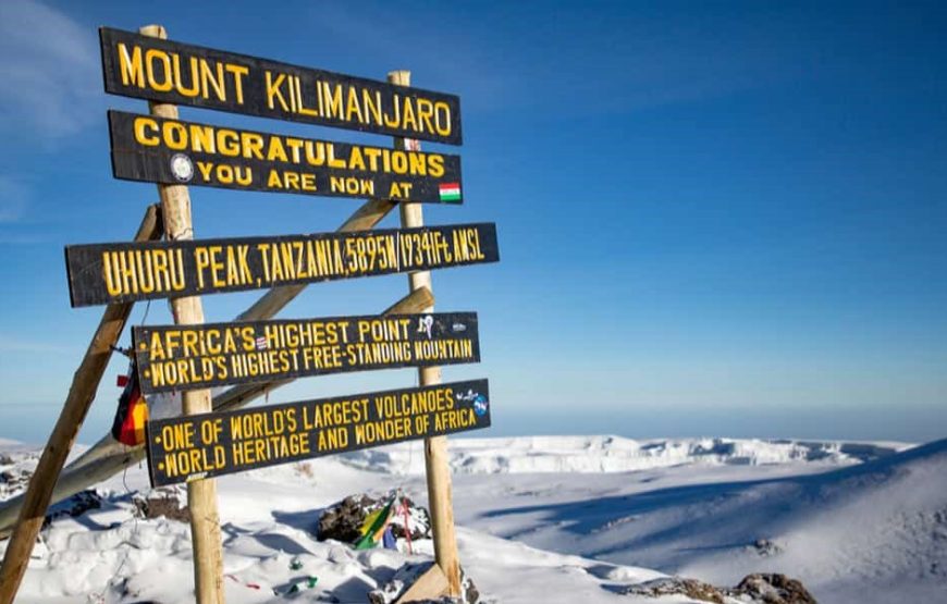 Mount Kilimanjaro Machame Route – 6 Days