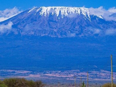 Mount kilimanjaro at a distance
