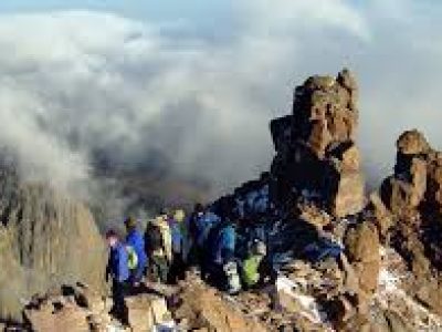 Guided hiking experience during a Mount Kenya and Maasai Mara safari